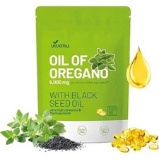 VivoNu Oil of Oregano 6000mg with Black Seed – Immune Support picture