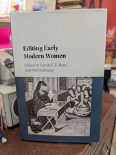 Editing Early Modern Women, Ross & Salzman, 1st Ed. HC, Cambridge Press 2016 NEW picture