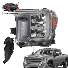 Driver Side Full LED Headlamp w/ Module For 2020-2023 GMC Sierra 2500/3500 HD picture