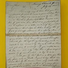 1823 Letter to George Carter, Oatlands: Postal History, Pro-Slavery Influence picture