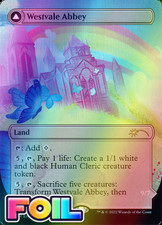 x1 Westvale Abbey // Ormendahl, Profane Prince SLD MTG 1159 FOIL RARE 1x picture