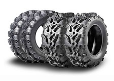 MCKINLEY UTV ATV Tires 27X9-14 & 27X11-14 6 Ply Full Set Super Mud Offroad picture