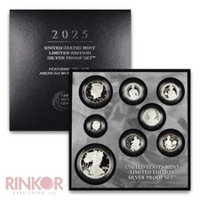 2025-S Limited Edition Silver 8-Coin Proof Set (Box and CoA) picture