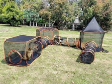 6 in 1 Cat Enclosure Cat Tunnel for Outside Rabbit and Small Animals Tent wit... picture