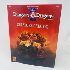 Dungeons & Dragons Creature Catalog 1993 PB Reprint Challenger Series TSR picture