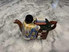 Tony Carter Sewing Machine Teapot with Cat -New picture
