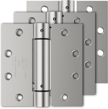 3 Pack Self Closing Door Hinges, 4.5