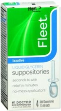 Fleet Liquid Glycerin Suppositories - Case of 30 packs of 4 (120) Exp 08/2027 picture