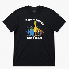 Sesame Street Representing The Street Graphic T shirt picture