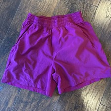 Lululemon Pace Breaker Linerless Short 5” Inseam Pink size Small picture