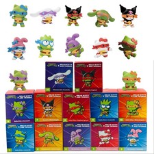 1-Set (12PCS) 2025 Teenage Mutant Ninja Turtles Hello Kitty Happy Meal Toys picture