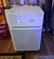 Austin HM400 HEPA 4-Stage Portable Whole Room Air Purifier, White picture