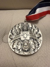 VERY RARE PLYBOY MEDALLIC ART CO. DANBURY CONNECTICUT SILVER .999/BRONZE MEDAL picture