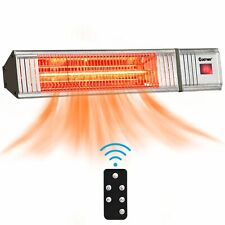 Costway 1500W Infrared Patio Heater w/ Remote 24H Timer for Indoor Outdoor picture
