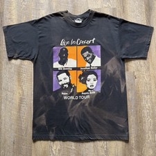 Vintage 1990s Jazz World Tour T Shirt Will Downing Angela Bofill Size XL picture