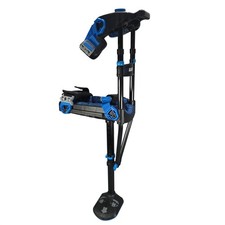 iWALK 3.0 Hands-Free Pain-Free Knee Crutch Black Blue Adjustable 275 lb Capacity picture