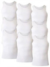 Hanes Men’s X-Large Tagless Tank Tops – 9 Pack (3x 3-Pack) Factory Imperfect picture