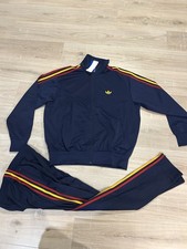 adidas Mens Firebird Set Top Bottom FIFA Spain Blue Gold Jacket Pants picture