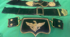 ORIGINAL CIVIL WAR UNION ARMY STAFF OFFICER EAGLE CARTRIDGE BOX picture