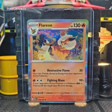 Flareon 151 Holo Pokémon TCG 136/165 Scarlet & Violet Rare picture