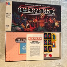 1983 Berzerk Board Game by Milton Bradley Complete picture
