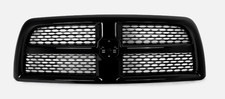 For 2010-2018 Dodge Ram 2500 3500 Front Upper Grille Gloss Black Replacement picture
