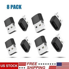 8 PACK USB C 3.1 Type C Female to USB 3.0 Type A Male Port Converter Adapter NEW picture
