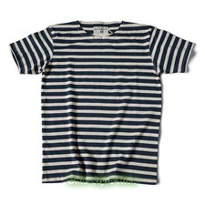 Bronson Retro Striped T-Shirts Retro Short Sleeve Mens Tee Marine Sailors Shirts picture
