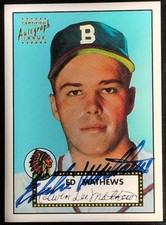 1997 Topps Stars - Rookie Reprints Eddie Mathews #9 Autographs (AU) picture