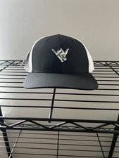 New FootJoy Play It Casual logo Black/White Mesh Trucker Adjustable Snapback Hat picture