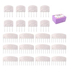 20Pcs Knit Blockers Set Stainless Steel Knitting Blocking Combs and Pin5093 picture