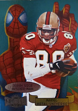 Refrigerator Magnet of 1997 SkyBox Metal Universe JERRY RICE SPIDER-MAN MARVEL picture