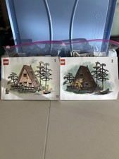 LEGO Ideas: A-Frame Cabin (21338) Instruction Books 1 & 2 + Parts Bags - As Is picture