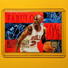 1995 ULTRA GOLD MEDALLION MICHAEL JORDAN FABULOUS FIFTY'S SSP LOW POP 1:840 RARE picture