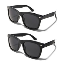Oversized Round Retro Classic Casual Super Dark Wayfair Mens Womens Sunglasses picture