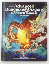 AD&D Monster Manual Updated Cover VG Gygax ORIGINAL picture