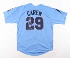 Rod Carew Signed Minnesota Twins Jersey Insc 