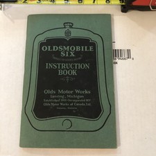 Vintage 1925/26 Oldsmobile Six Olds Motor Works Instruction Book Owners Manual picture