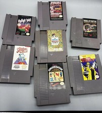 Nintendo NES Lot of 7 Games: Dick Tracy, Snoopy, Dodge Ball, Great Waldo Search picture