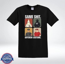 Same Sh*t Different Costume Funny Political Satire Graphic T-Shirt picture