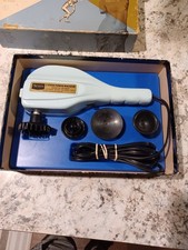 Vintage SEARS Roebuck Blue DUO VIBRATOR MASSAGER Model 663.28270 works well picture