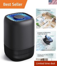 Whisper-Quiet Air Purifier with 360° Filtration - 99.97% Contaminant Removal picture
