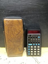 Vintage Hewlett Packard HP-35 Calculator With Leather HP Case TESTED 💥 picture