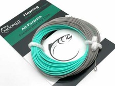 Moonlit Fly Fishing WF All-Purpose Floating Fly Line (acid blue & light grey) picture