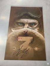 Dune 3 Timothee Chalamet Zendaya Pugh Signed Photo 11x17