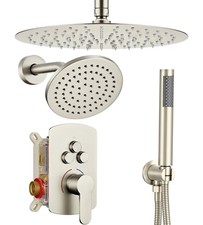 Dasan Rainfall Full Body Shower Faucet System with 12'' Round Shower & 6'' Sh... picture