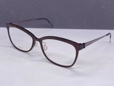 Lindberg Eyeglasses Womens Brown Gray Square Titanium Acetanium 1159 picture