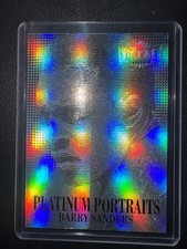 1997 Skybox Metal Universe - Platinum Portraits Barry Sanders #10 of 10 picture