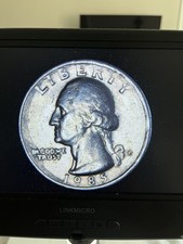 1985-P 25C Washington Quarter picture