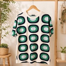 Brand new, unused UNIQLO x Marimekko all-over print T-shirt, size L. picture